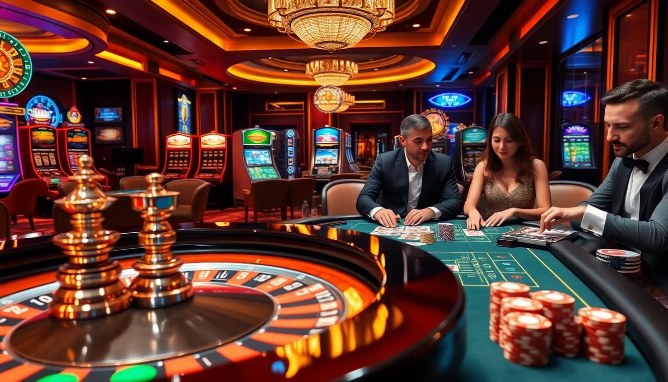 Experience the thrill of gambling at XX88 with a vibrant casino scene featuring poker chips and roulette tables.