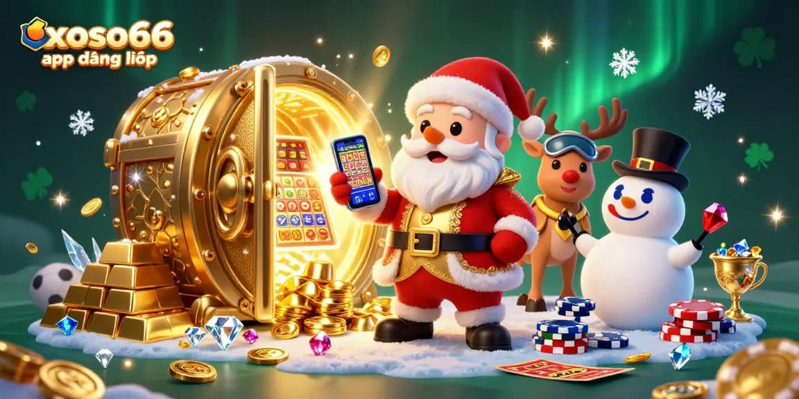 Enjoy the thrill of gaming with the xoso66 app đăng nhập, where friendly characters celebrate jackpot slots.
