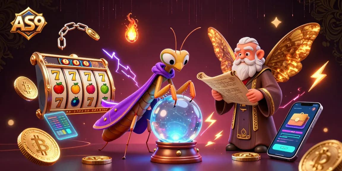 Experience AS9's interactive slots with enchanting characters and vibrant gaming elements.
