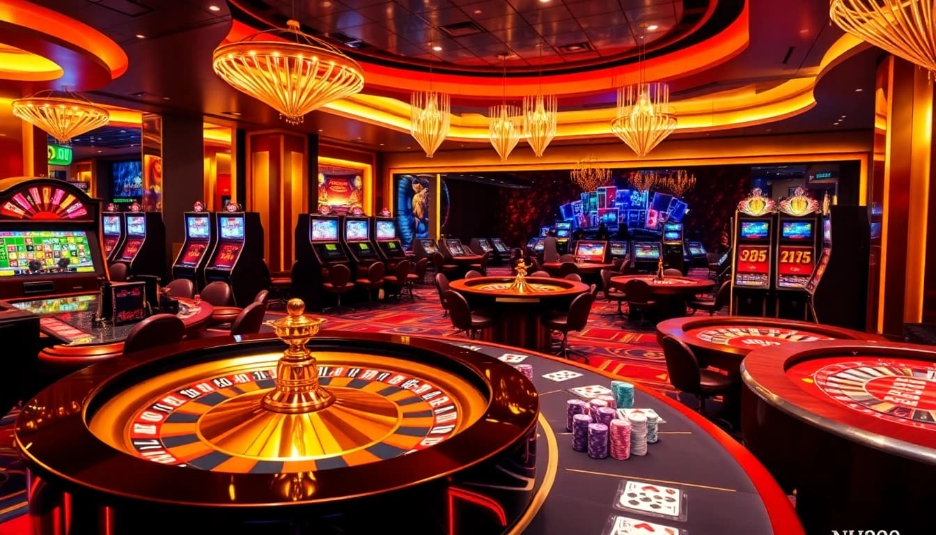 Experience thrilling gameplay with NH88's engaging online casino atmosphere featuring vibrant gaming elements.