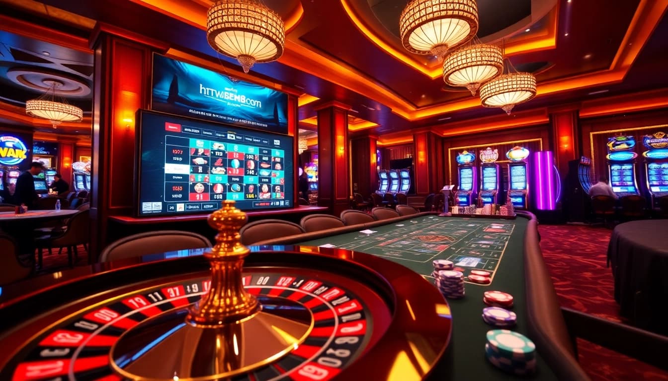 Experience thrilling gameplay matching the excitement of https://bem88.com at a vibrant casino table.
