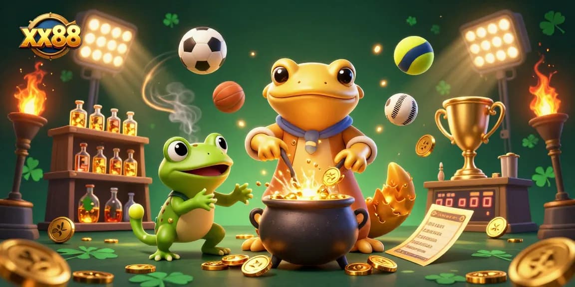 Experience thrilling betting at xx88 with a vibrant scene showcasing dynamic game elements.