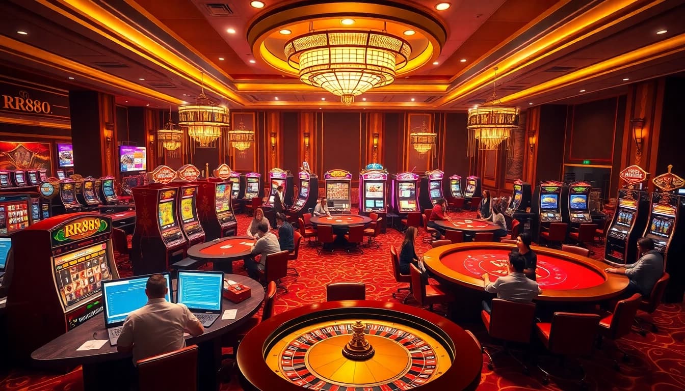 Players enjoy diverse gambling options at the RR88 online casino platform.