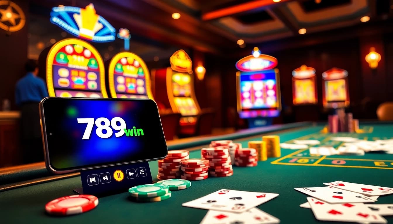Experience the excitement of the 789win app, featuring vibrant casino elements and engaging gameplay.