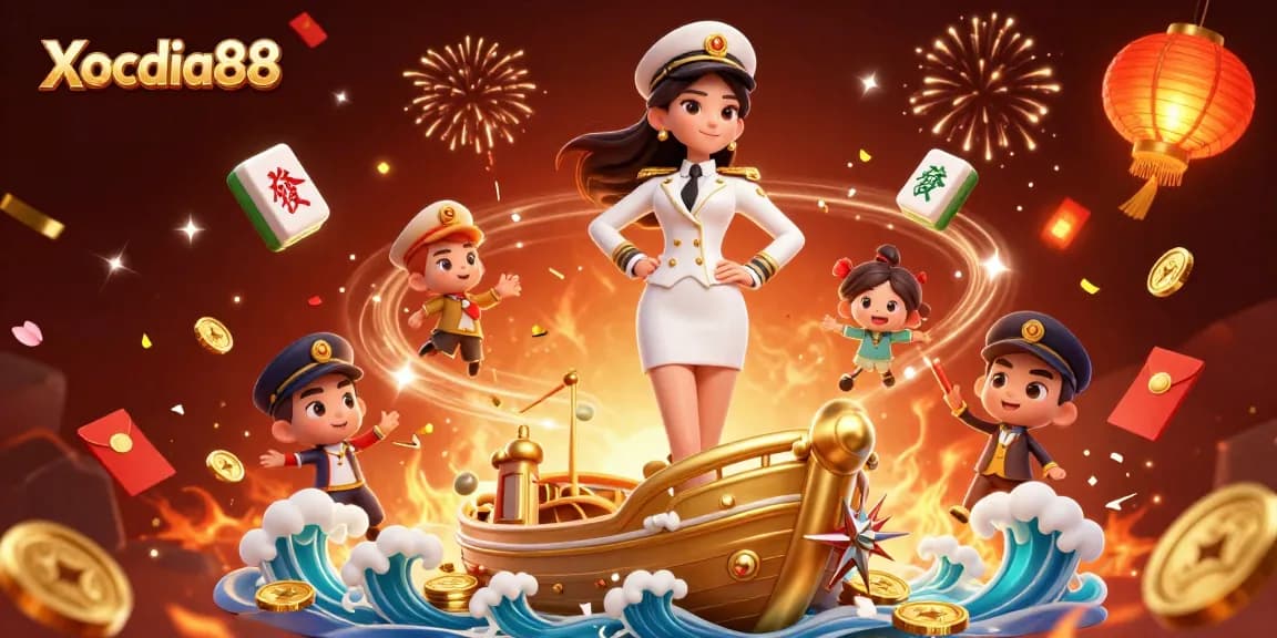 Xocdia88 showcases a vibrant gathering of 3D games with festive elements, highlighting engaging gameplay experiences.