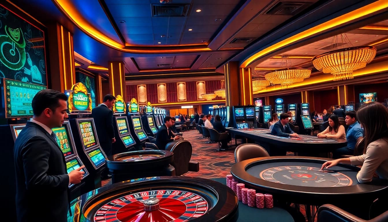 Experience the excitement at thabet com with vibrant casino games and engaging players.