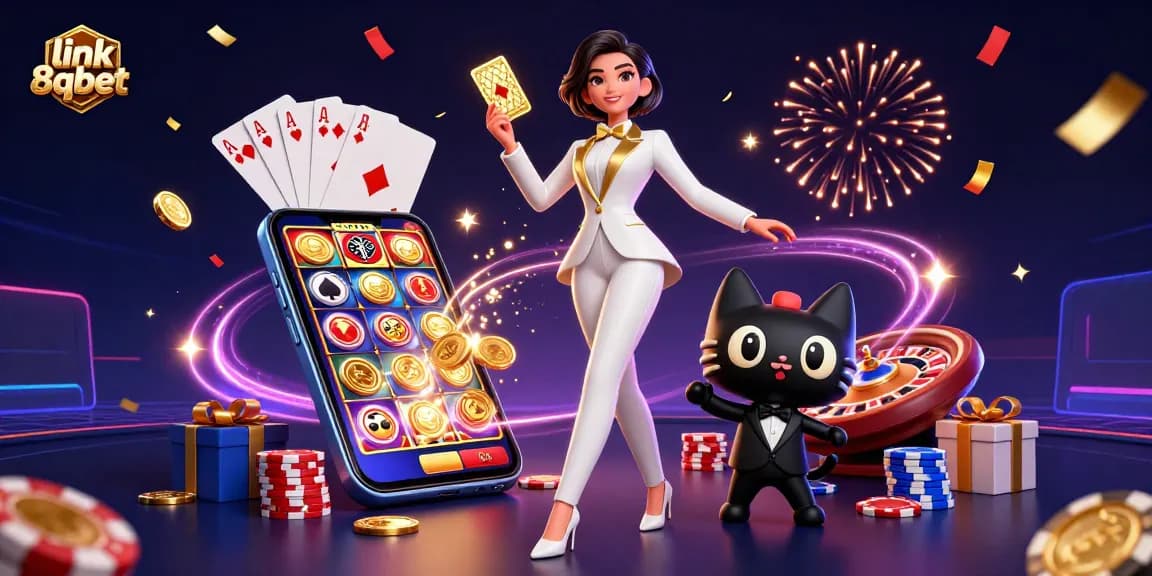 Play slots and win with the exciting link 8qbet featuring a glamorous dealer and dynamic game elements.