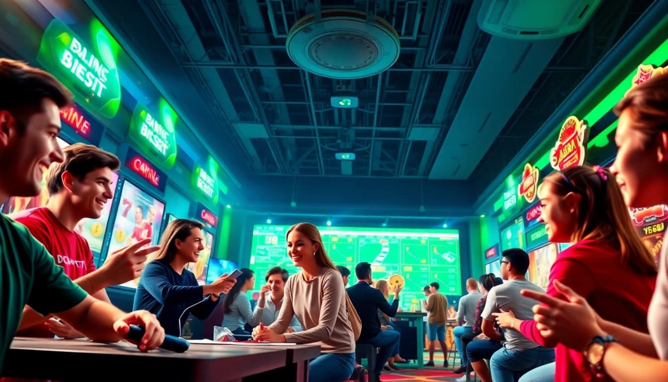 8kbet online gaming platform with diverse players engaged in exciting betting experiences.
