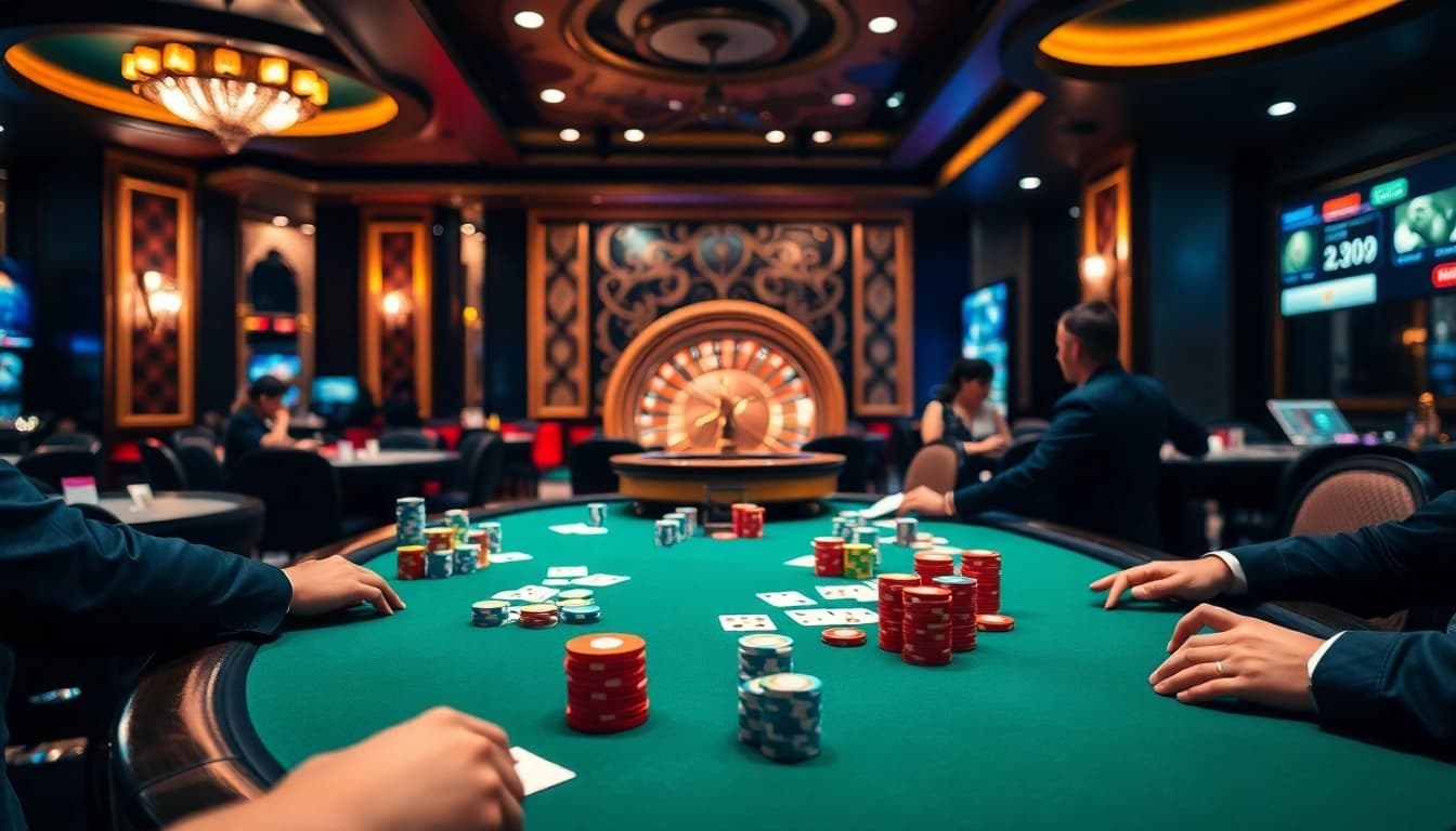 Experience thrilling gambling action at lương sơn tv with exciting poker games and lively casino atmosphere.