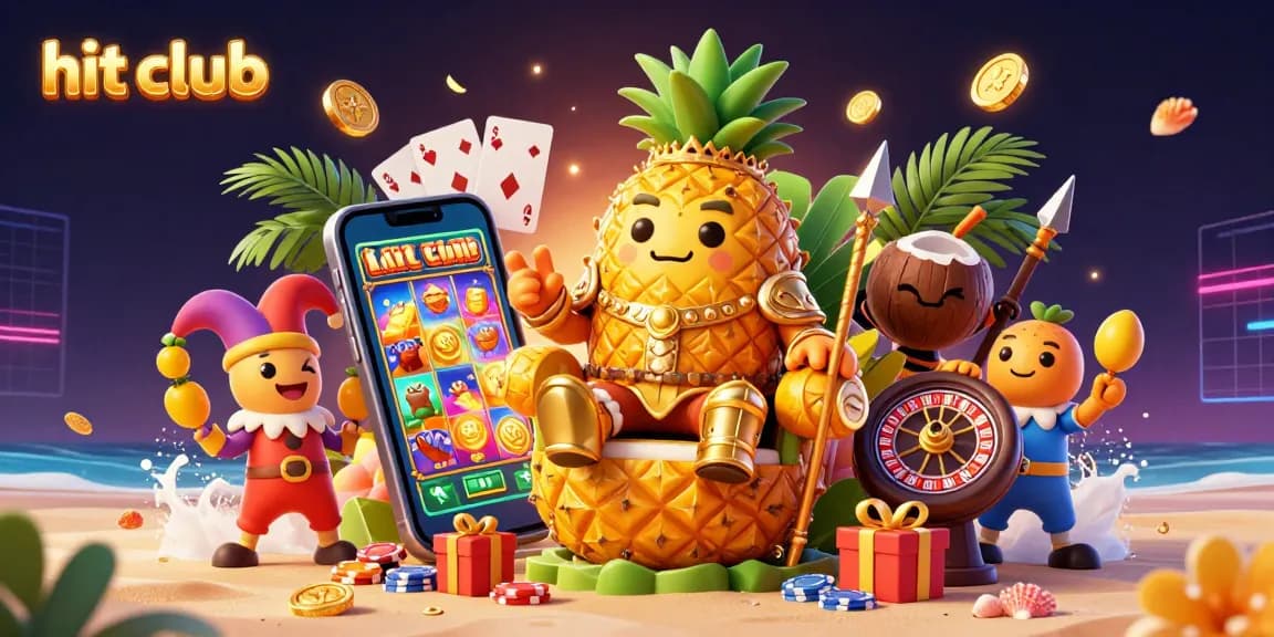 Engage in the hit club experience with dynamic characters at a vibrant beach casino.
