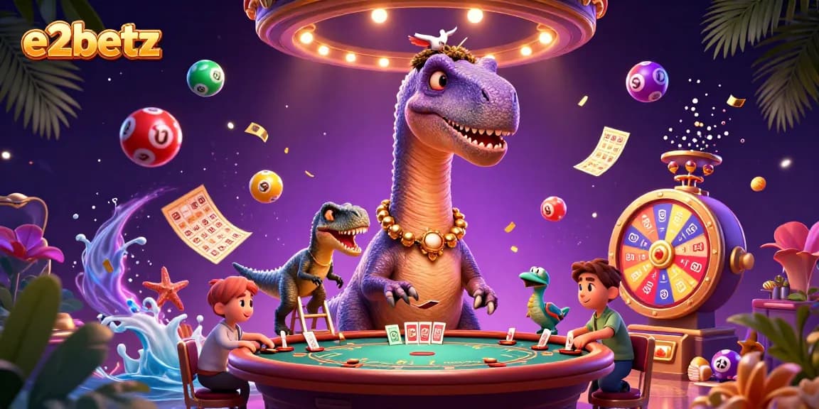 Experience the lively e2betz casino atmosphere with dynamic games and vivid characters.
