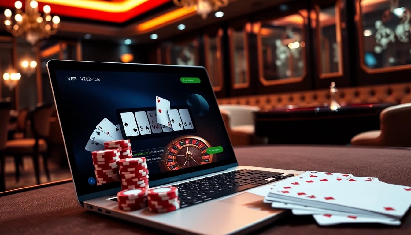 V7SB elevates your gaming experience with vibrant casino tables and interactive features.
