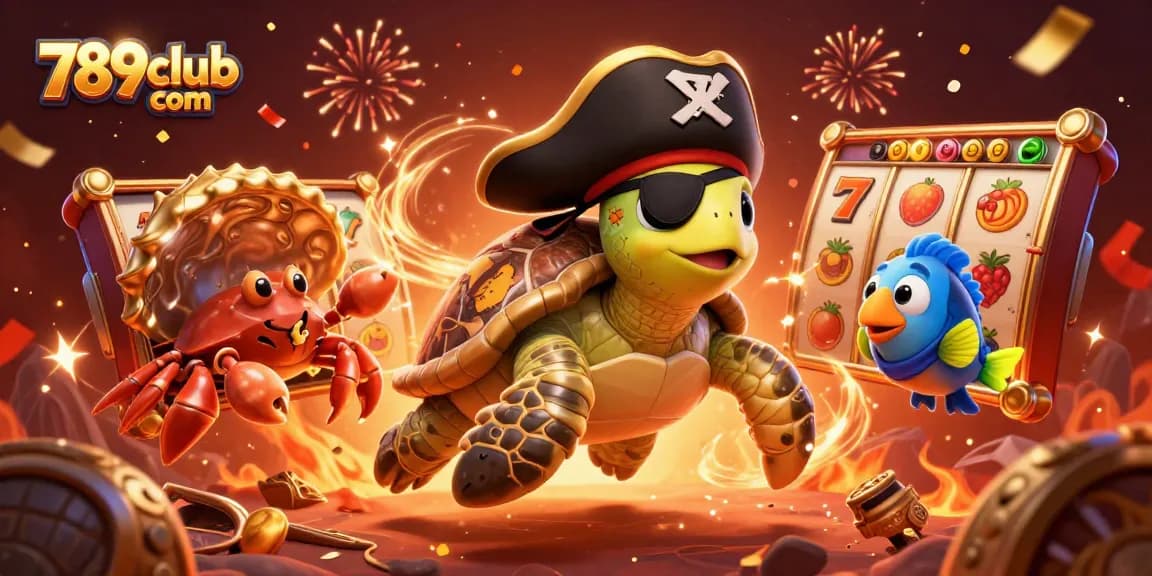 Experience thrilling gameplay at 789club com with an exciting pirate-inspired treasure adventure illustration.