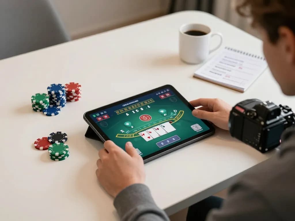 Play twin68 online poker, showcasing a strategic hand placement during gameplay.