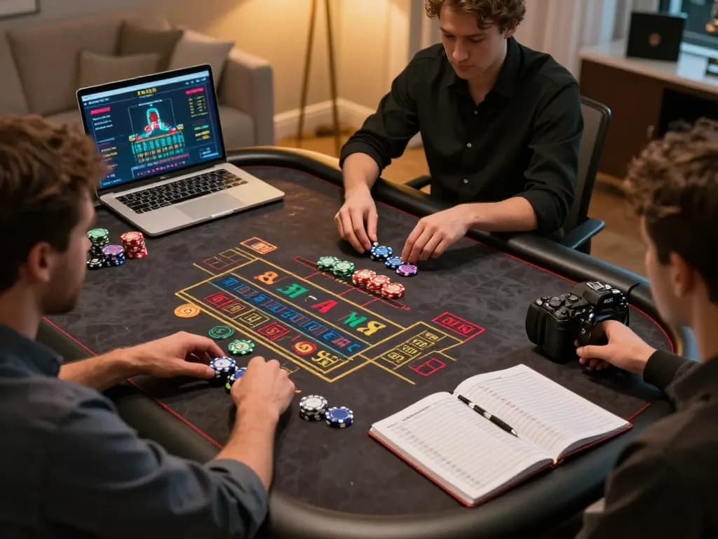 Baccarat action on lc88’s live dealer screen showcasing immersive online gaming.