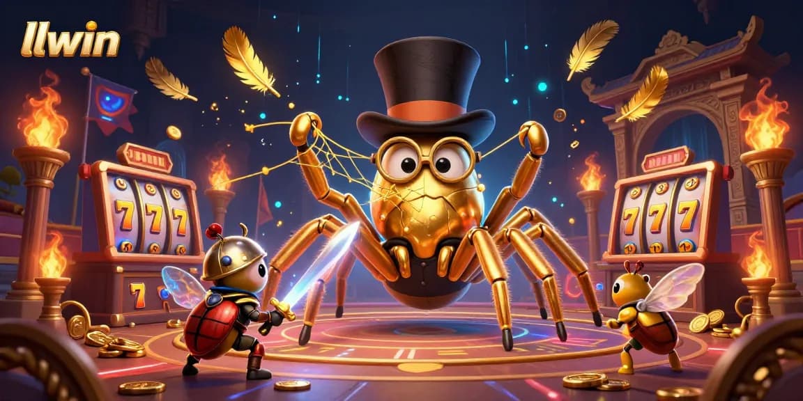 Engage with llwin's thrilling golden casino scene filled with vibrant characters and exciting elements.