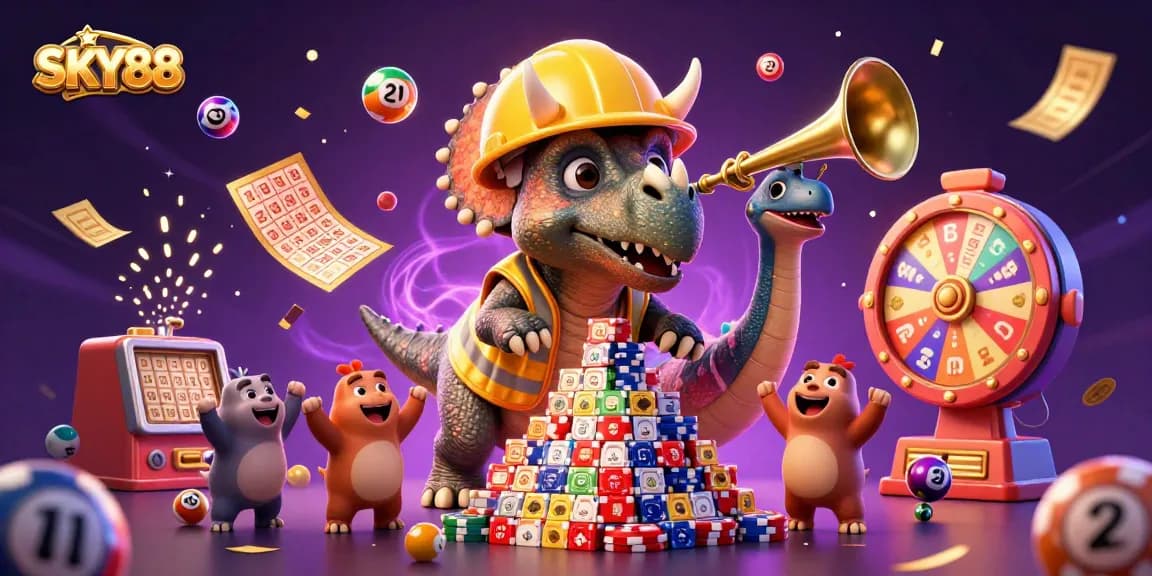 Celebrate the SKY88 experience with vibrant casino excitement and engaging gameplay elements.