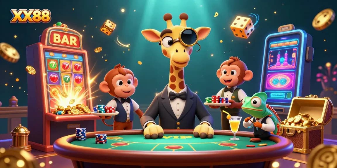 Join the exciting games at XX88 Casino with vibrant characters and thrilling jackpots!
