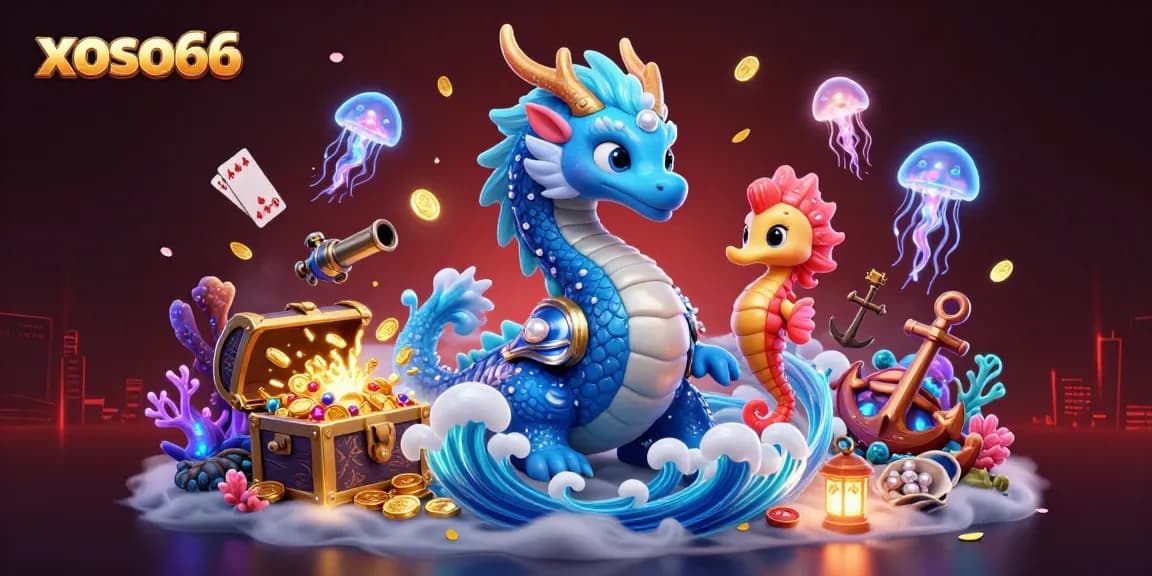 Xoso66 engages players in a vivid underwater realm filled with treasures and neon creatures.