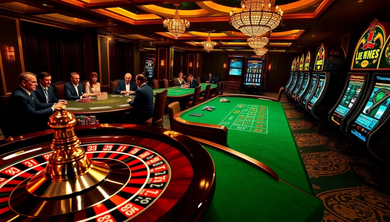 Engaging players at the roulette table exemplifying excitement seen at https://net88.wtf/ online casino.