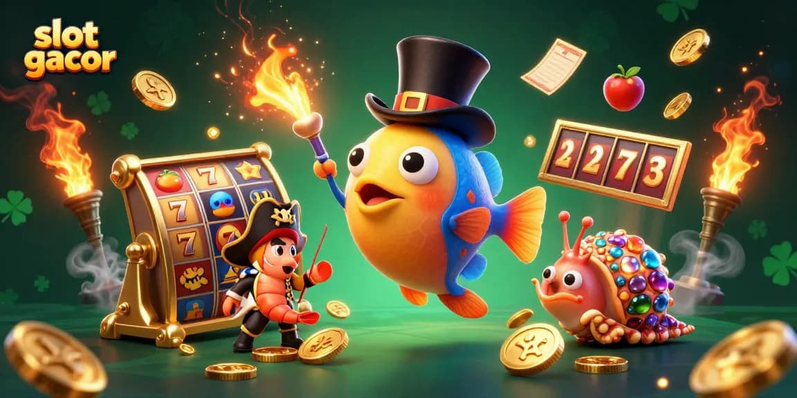 Experience winning excitement with slot gacor themes in this enchanting deep-sea scene.