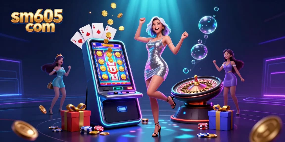 Putar untuk menang di sm605 com dengan aksi slot yang cerah dan suasana meriah penuh kegembiraan.