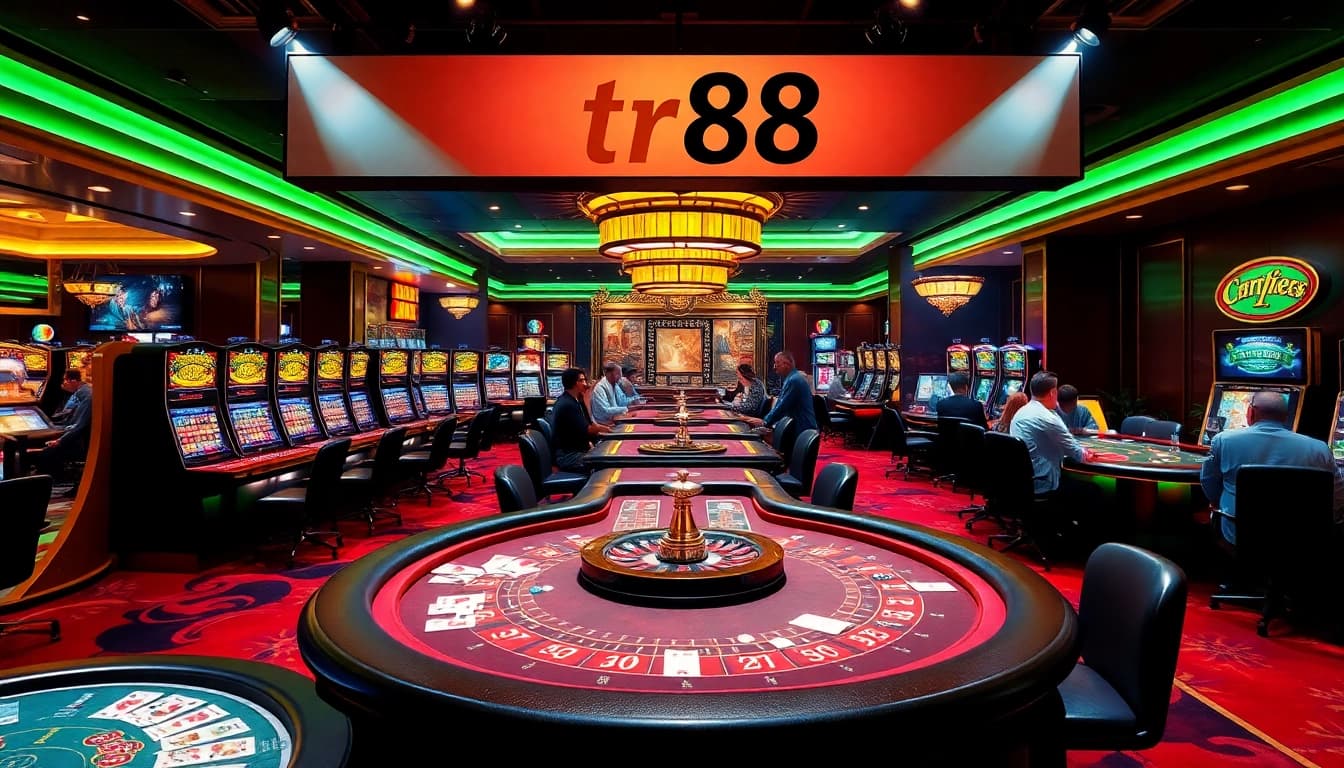 Experience the thrill of gambling at tr88, where vibrant casino games and luxurious surroundings await players.