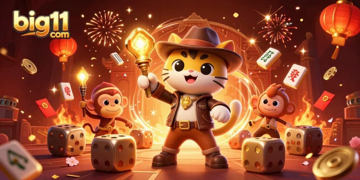 Terlibat dengan BIG11 com untuk petualangan judi online yang menarik dan temukan harta karun permainan baru.