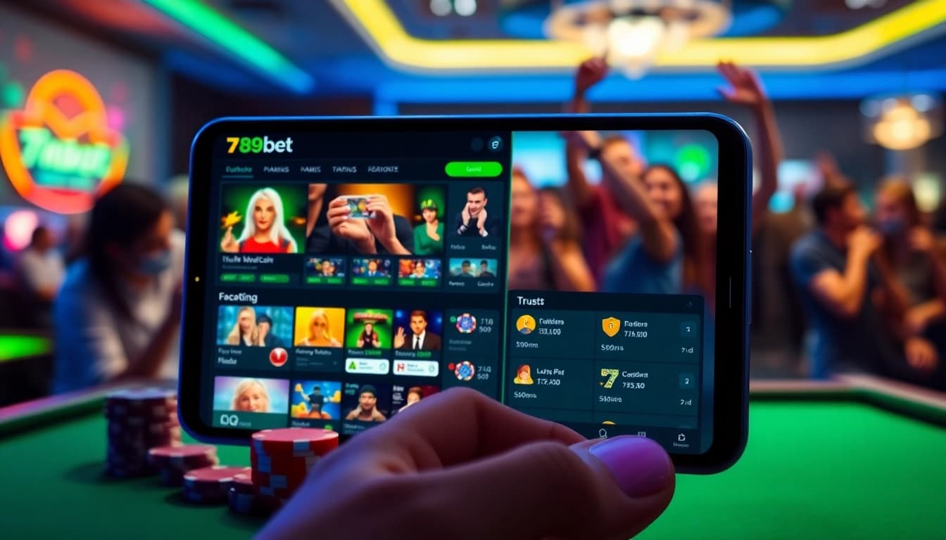 Experience the excitement of 789bet's online gaming platform with vibrant visuals and user-friendly interface.