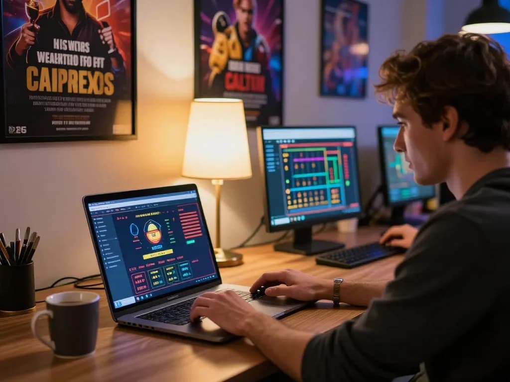 Engaging gameplay experience at O8 SOCIAL online casino with player analyzing strategies.