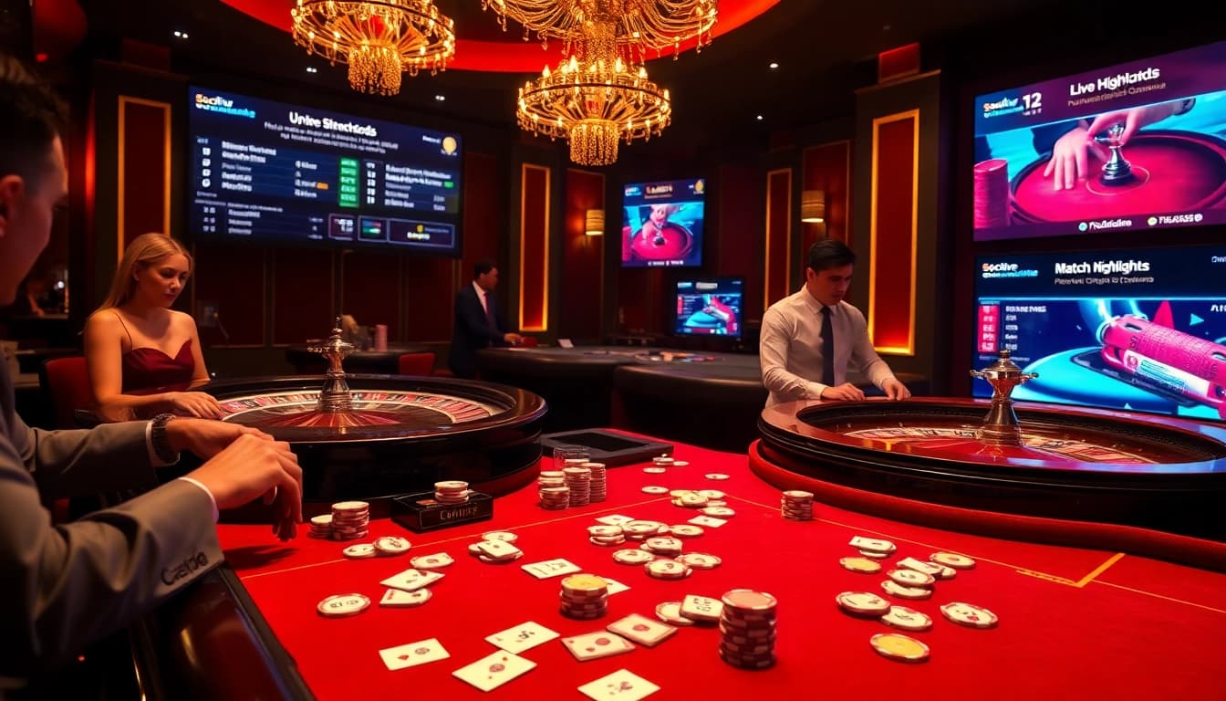Socolive enhances the online gambling experience with live football streaming and interactive betting features.