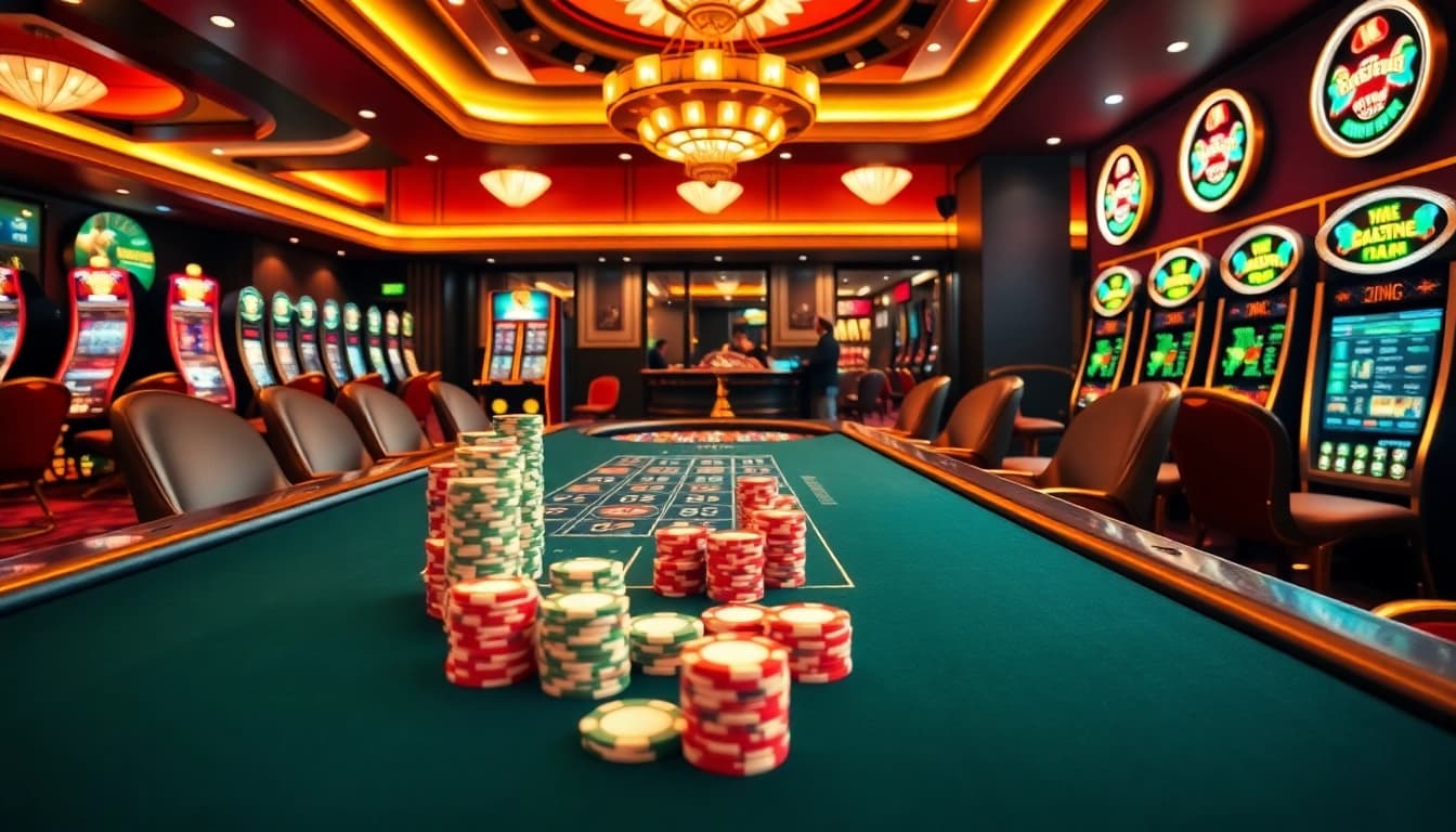 Experience the thrill of the RR88 link with vibrant casino games and a luxurious atmosphere.
