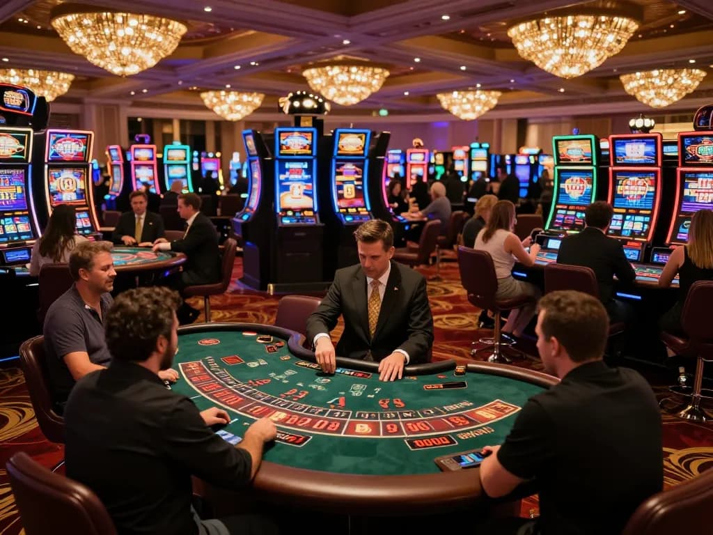 Players enjoying various games at the 88club casino, showcasing vibrant atmosphere and excitement.