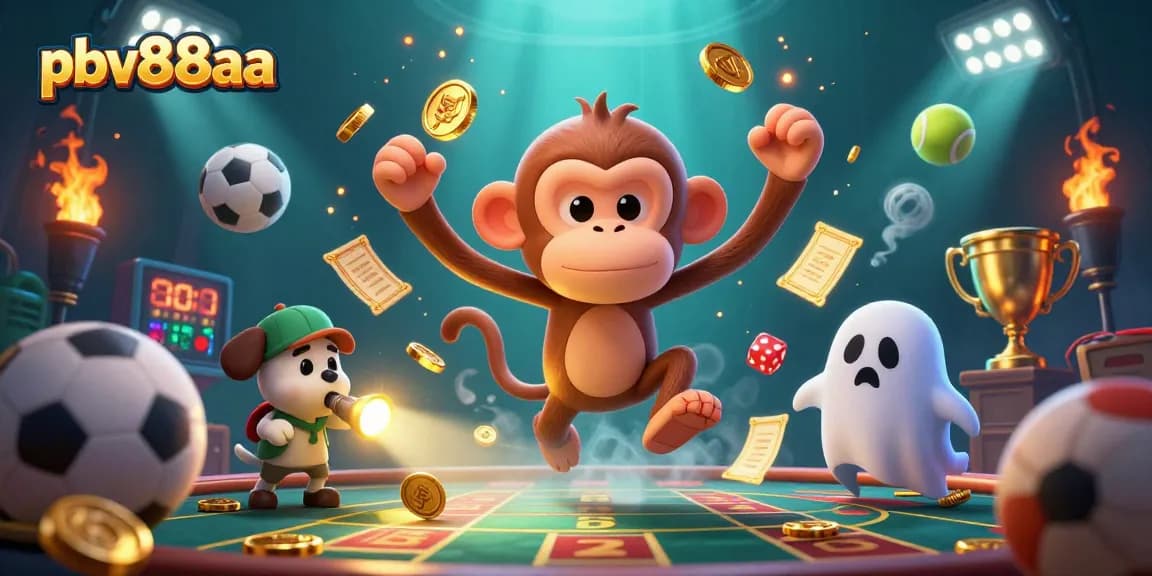 Engage in thrilling gameplay at pbv88aa, where mischievous spirits and sports collide in a vibrant casino.