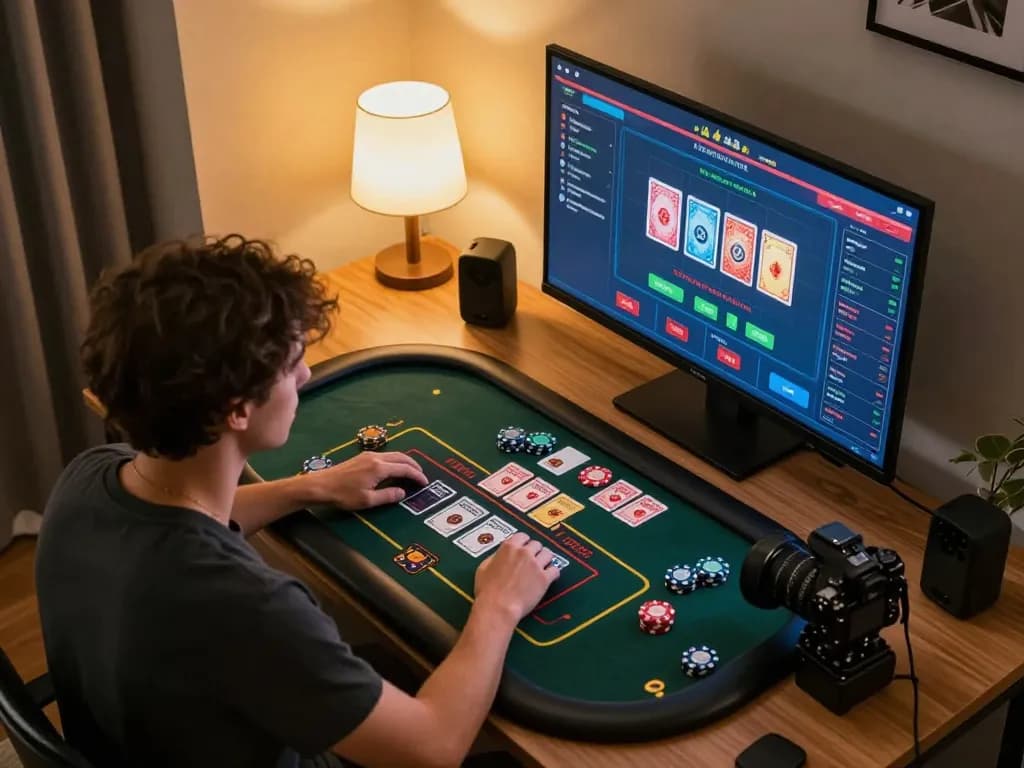 3Win online gaming session highlights dynamic gameplay and strategic analysis in a cozy setup