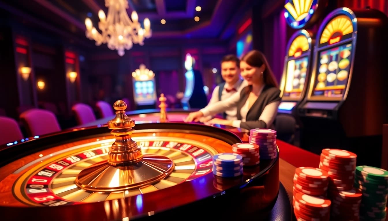 Experience exhilarating gameplay at nohu90 with vibrant slot machines and engaging casino tables.