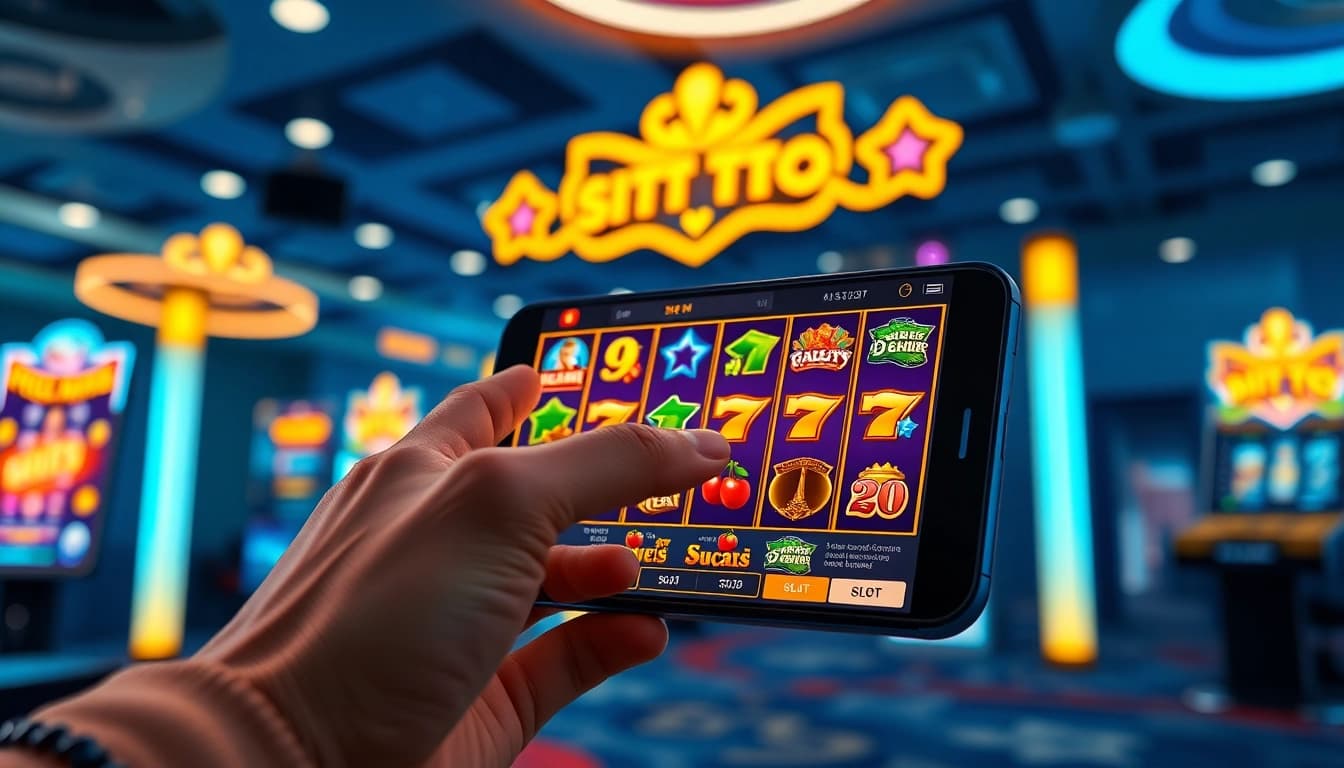 Situs toto gaming interface showcasing vivid slot games with engaging features and excitement.