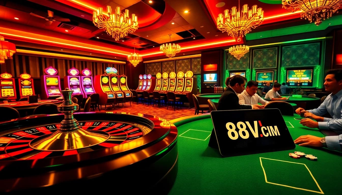 Experience the excitement of 68VIP.COM with vibrant tables and thrilling gambling action.