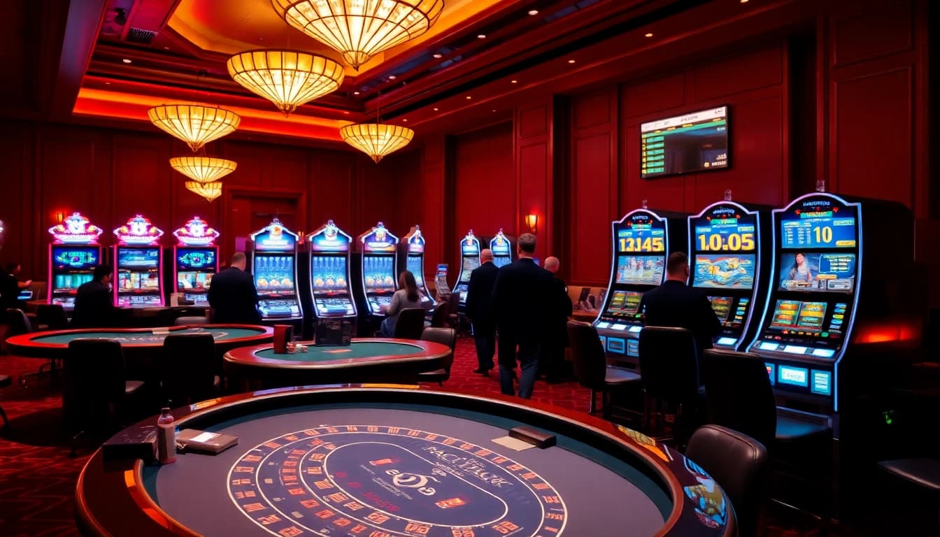 Experience winning strategies at https://red88.hot/ with an elegant baccarat table and exciting slot machines.