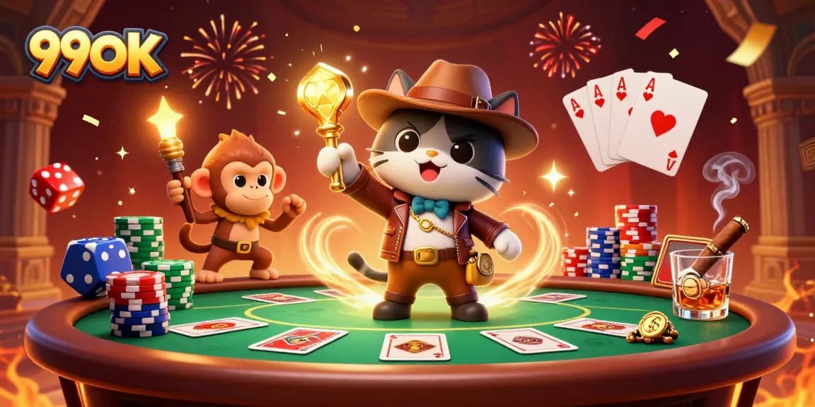 Experience exciting gameplay at 99OK with a vibrant 3D casino adventure featuring high-stakes action.