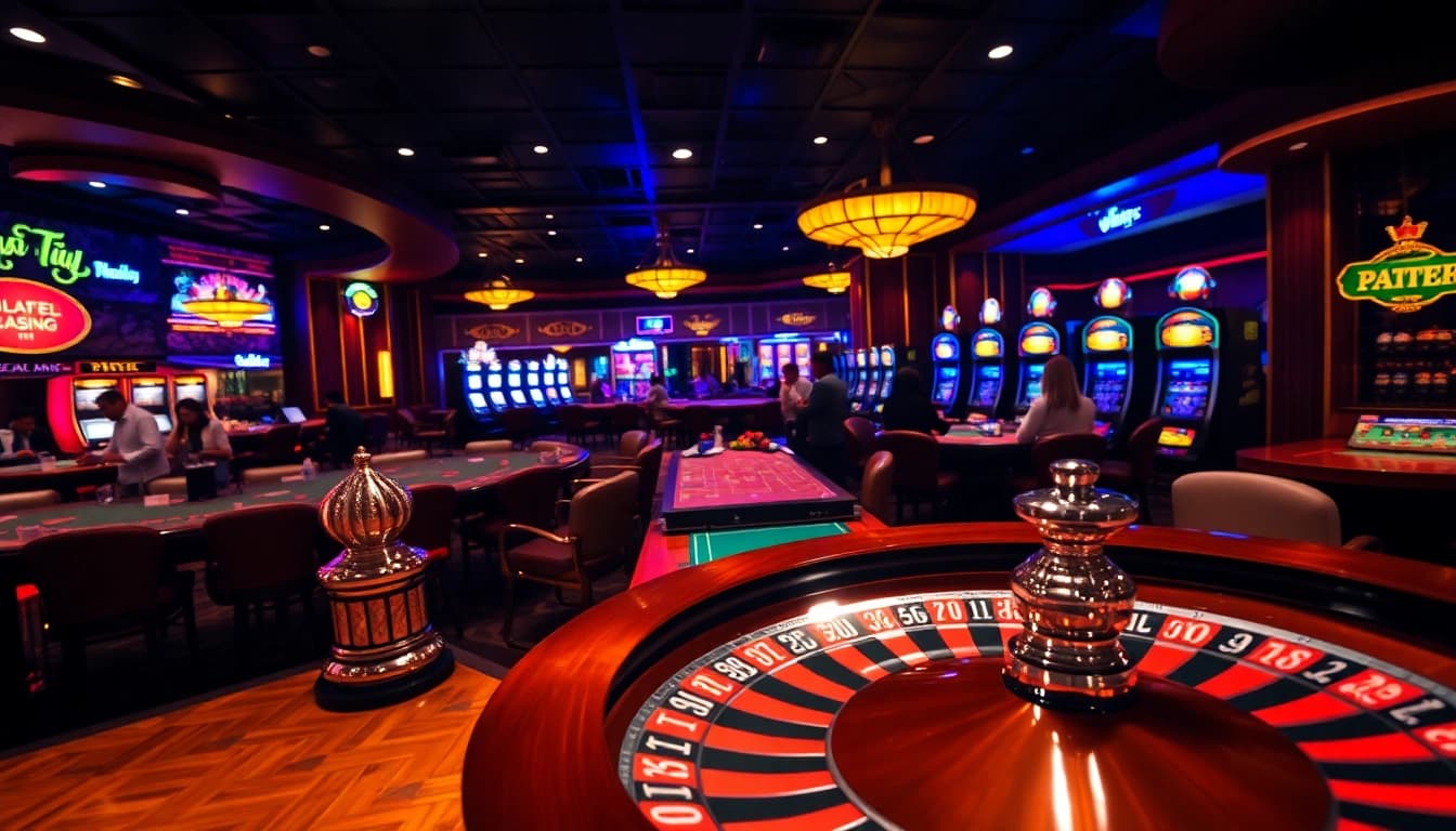 Experience the thrill of "Truyên ma hay" at an exciting casino with vibrant games and luxurious atmosphere.