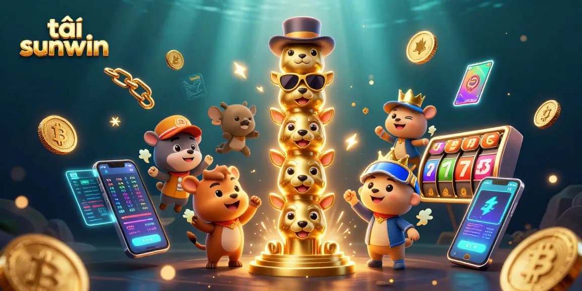 Engage in exciting gameplay with tải sunwin, featuring a vibrant 3D casino scene.