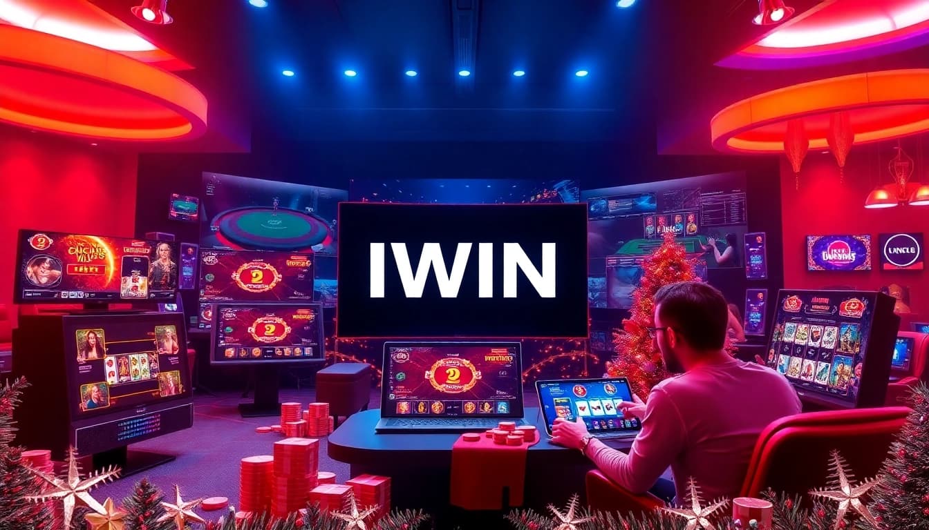 IWIN online gaming platform showcasing an exciting digital casino environment with sleek interfaces and engaging gameplay.