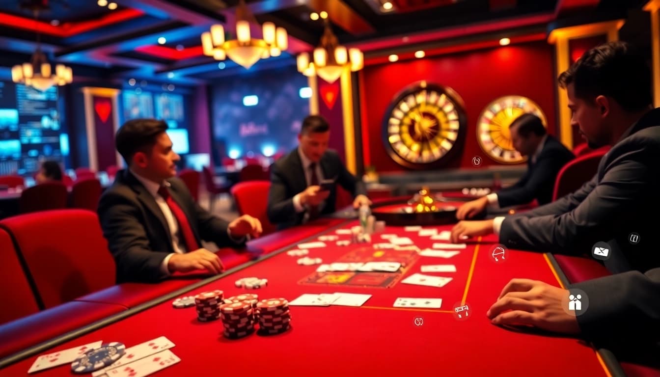 The hidden wiki dark web enhances strategic poker play at a luxurious casino table.