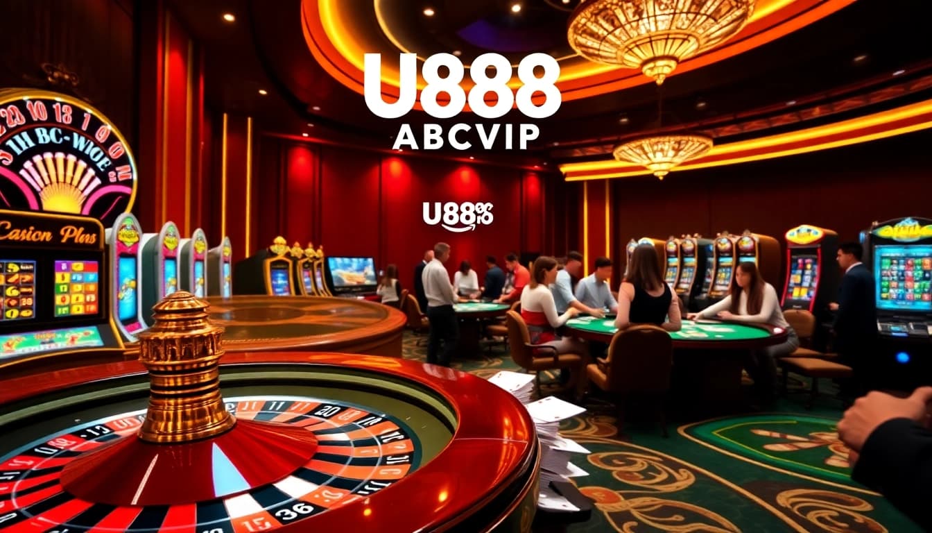 Experience thrilling gameplay at U888 ABCVIP's luxurious casino.