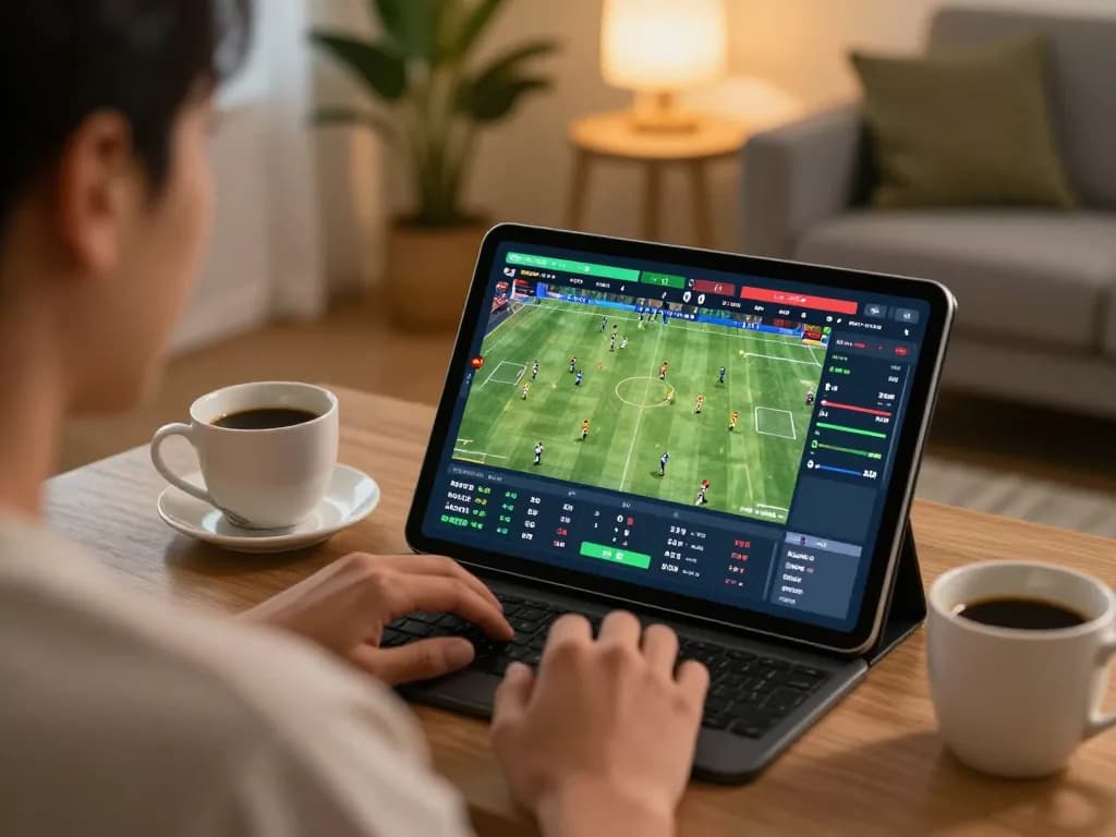 Experience sports betting excitement at 88club on a tablet, placing strategic bets from home.