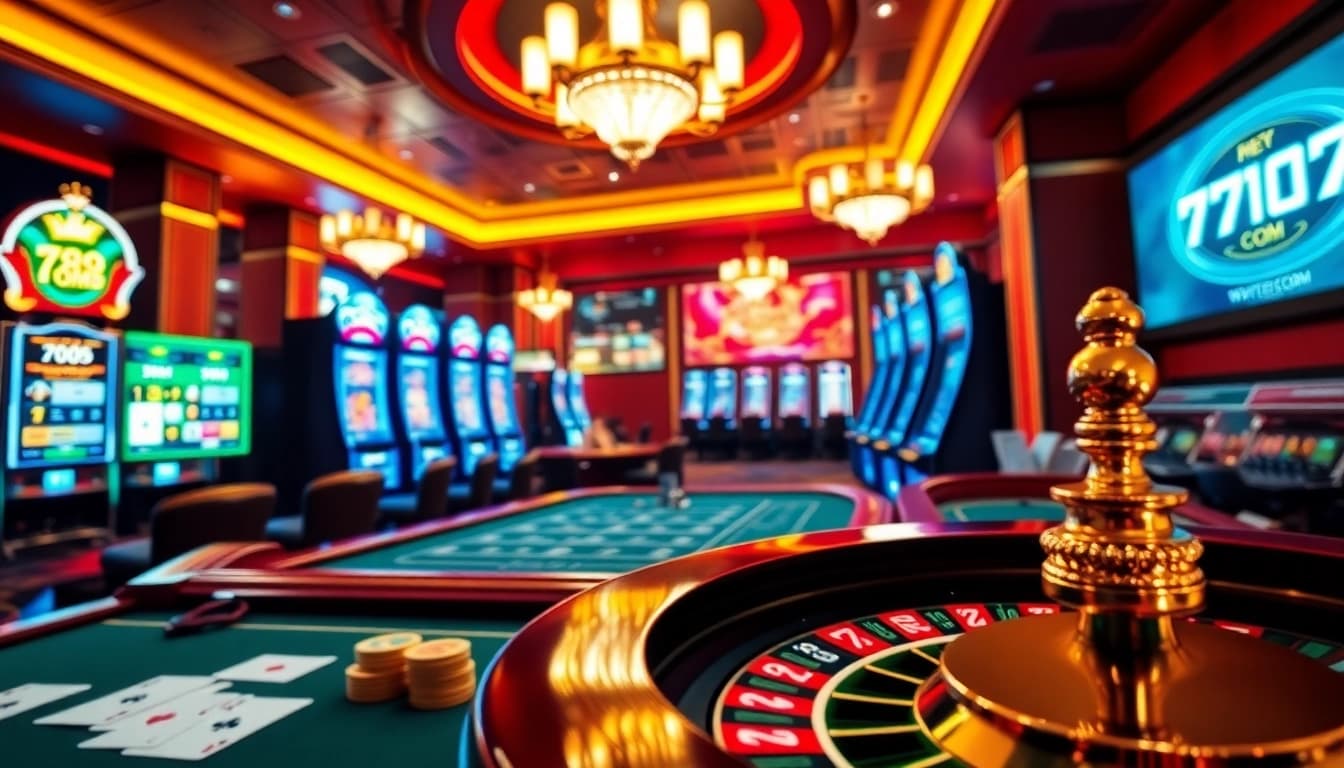 Experience thrilling online betting with 789P COM's vibrant casino interface featuring exciting games.