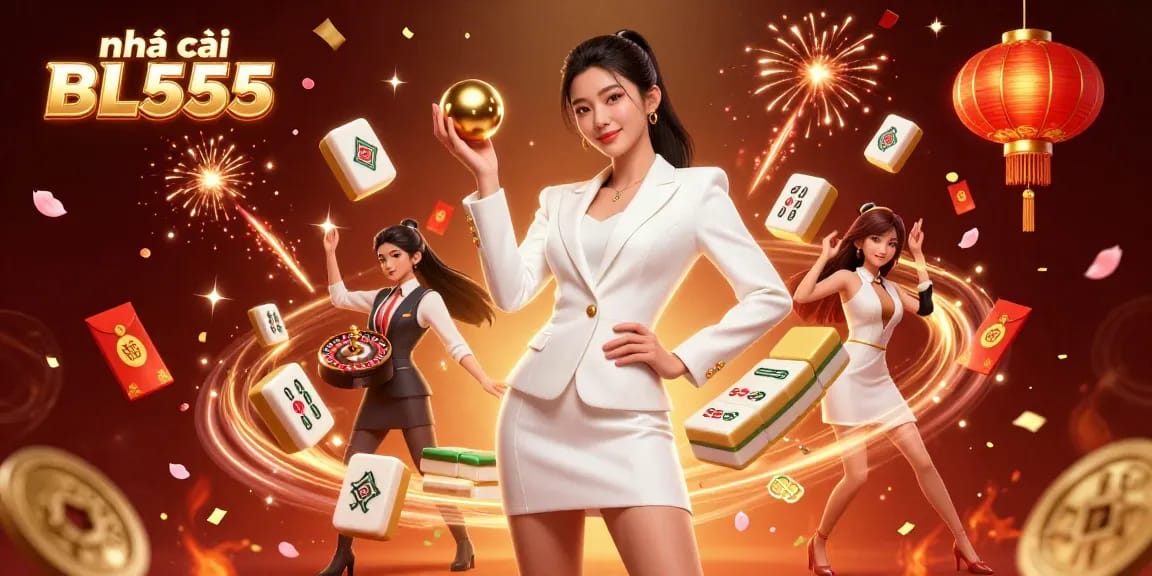Engage with nhà cái BL555 for an exciting roulette experience featuring festive gold and red casino elements.