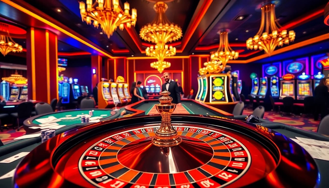 Engage in thrilling gaming experiences at https://kim88.center/, featuring vibrant casino tables and excited players.