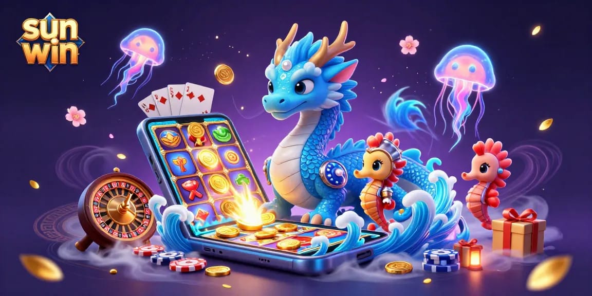 Engage in thrilling gameplay at sun win with dynamic casino characters and vibrant gaming elements.